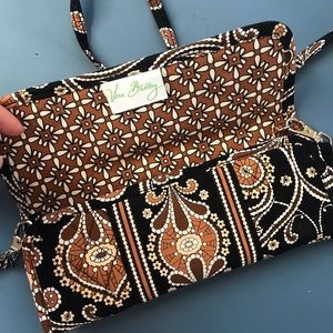 Vera Bradley Trifold Wallet w/ Shoulder Strap